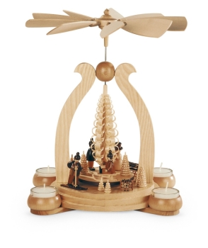 Müller SeiffenBogenpyramide Wintermotiv 1-stöckig, natur